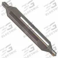 KEO Center Drill: Plain Type, #7, 90°, 3 3/4 in Overall Lg, Carbide (MPN 906-000-450). Key specifications — Brand: KEO; End Type: Double End.
