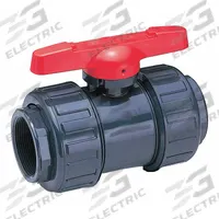 ASAHI Manual Two-Way Ball Valve: 4 in, PVC, Straight, Socket x Socket, 150 psi Max. Pressure (CWP) (MPN 111605040). Key specifications — attr1008170: ASAHI; attr1017899: Tee.