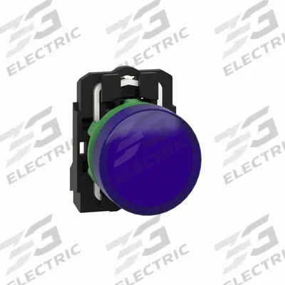SCHNEIDER Pilot Light: 22 mm Panel Mounting Size, Blue, LED - LED Pilot-Lights