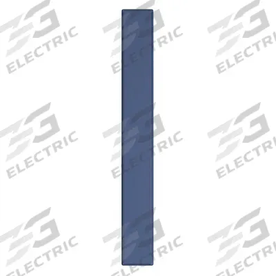 ASI GLOBAL PARTITIONS Partition Column: Steel, Smooth Semi Gloss, Royal Blue, 82 in Ht - Pilasters for Bathroom Partitions