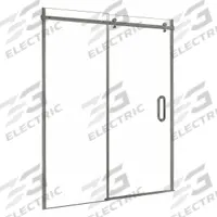 FOREMOST Shower Door: 44 in Min. Door Wd, 48 in Max. Door Wd, 76 in Overall Ht, Clear Tempered Glass (MPN MRRL4876-CL-BN). Key specifications — Brand: FOREMOST; Door Frame Finish: Brushed Nickel.