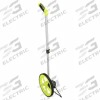 KOMELON Measuring Wheel: 10,000 ft Range, Fixed Handle Handle, Spoked Single Wheel, Plastic Tread (MPN MK3112). Key specifications — attr939182: Plastic; attr939189: Mechanical Measuring Wheel; attr934748: MK3112; attr939173: Batteries Not Required; attr939180: Foldable; attr939193: SAE; attr939184: Plastic; attr939185: Pistol Grip.