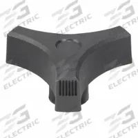 INNOVATIVE COMPONENTS Hand Knob: 3 Point, Plastic w/ Steel Thread, 5/16"-18 Thread, 2.52 in Dia (MPN GN5C- - - - RT7B-22). Key specifications — attr1038303: INNOVATIVE COMPONENTS; attr1039723: Nylon.