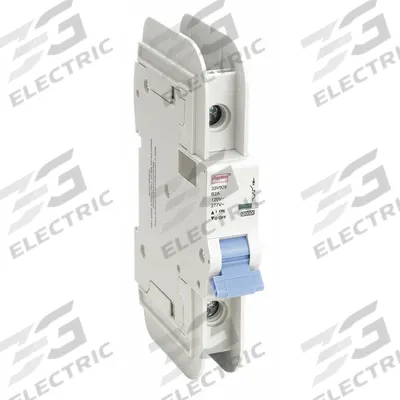 Dayton Miniature Circuit Breaker: 2 A Amps, 48V DC, 10kA at 277V AC, Lug, NDB2T-63 B2/1 L - B-Curve, 1-Pole UL489 DIN Rail-Mount Miniature Circuit Breakers