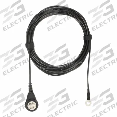 SCS Wrist Strap Grounding Cord: Connects Two Wrist Straps and a Worksurface to Ground - Ring Terminal-Connecting Antistatic Cords