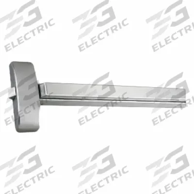 CAL-ROYAL Rim Exit Device: 3 ft Max Door Wd - Rim Push Bars