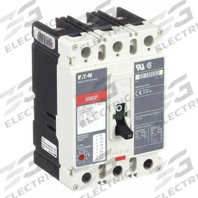EATON Molded Case Circuit Breaker: 30 A Amps, 65kA at 600V AC, Fixed, ABC, Line/Load Lug - Eaton Motor Circuit Protectors