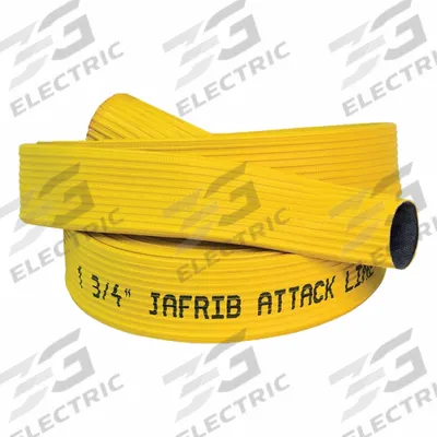 JAFRIB Fire Hose: Extruded Through-the-Weave, 2 in Hose Inside Dia, 100 ft Hose Lg - Attack Fire Hoses