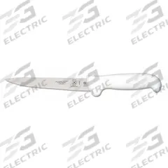 MERCER CUTLERY Fillet Knife: Hollow Ground, 7 in Overall Lg, Steel Blade, Polypropylene Handle (MPN M18160). Key specifications — Sub-brand: Ultimate White; Brand: MERCER CUTLERY; Blade Material: Steel; Blade Type: Hollow Ground; Edge Style: Sharp Edge; Forged/Stamped: Stamped; Handle Color: White; Handle Material: Polypropylene.
