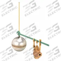 KECKLEY Float Valve Assembly: For Water Media, Angle Valve Body, Cylindrical, Horizontal Piping, Adj (MPN 1/27SA/BB). Key specifications — Mounting: Horizontal Piping; Arm Adjustability: Adjustable; Brand: KECKLEY; Flow Rate: 41 gpm @ 40 psi; For Media: Water; Rod Thread: 5/16"-18; Valve Series: 7; Valve Body Style: Angle.