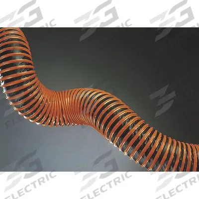 HI-TECH DURAVENT Industrial Ducting Hose: 12 in Hose Inside Dia., 25 ft Hose Lg, 6 psi - PVC Laminate Polyester Duct Hoses for Dust