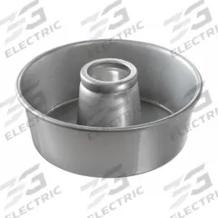 CHICAGO METALLIC Cake Pan: Aluminized Steel, Glazed, Solid, 10 in Overall Dia, 3 3/4 in Overall Dp (MPN 46565). Key specifications — Bead Closure: Closed Bead; Coating: Glazed; Pan Style: Round Cake Pan; Perforation: Solid; Brand: CHICAGO METALLIC; Color: Silver; Material: Aluminized Steel; NSF Certified: No.
