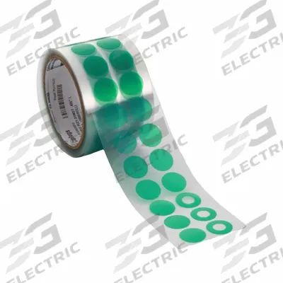 CAPLUGS Film Tape: 1 3/4 in Wd, 72 yd Lg, Ring, 1 1/4 in Dia, 2 mil Thick, Polyester Film - High-Temperature Film Masking Tape Rings