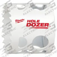 MILWAUKEE Hole Saw: 2 1/8 in Saw Dia., 3.5 Teeth per Inch, 1 5/8 in Max. Cutting Dp, Bi-Metal (MPN 49-56-9626). Key specifications — attr1098070: 3.5; attr1098087: MILWAUKEE; attr1098073: 5/8"-18.