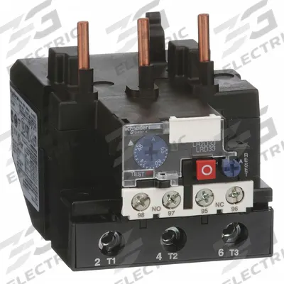 SCHNEIDER Overload Relay: Thermal Protection, 3 Poles, 1NO/1NC, Phase Loss Sensitivity - IEC Thermal Overload Relays