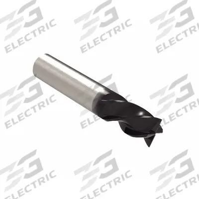 WIDIA HANITA Square End Mill: Carbide, AlTiN Coated, 4 Flute, 1/4" Mill Dia, 3/8" LOC - Fast-Cutting Carbide Square End Mills for Steel & Cast Iron