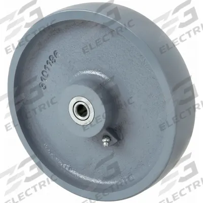 APPROVED VENDOR Caster Wheel: 8 in Wheel Dia., 1 3/4 in Wheel Wd, Iron, 2,525 lb Load Rating - Iron Tread Wheels