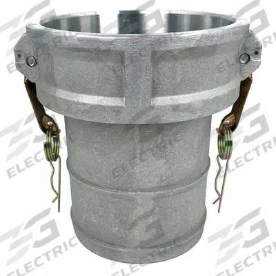APPROVED VENDOR Cam and Groove Coupling: 5 in Coupling Size, 5 in Hose Fitting Size, 7 7/16 in Overall Lg - Type C Aluminum Cam & Groove Fittings