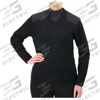 COBMEX Military Sweater: BDU, Black, XS, 38 in Fits Chest Size, Pullover (MPN 2030). Key specifications — Brand: COBMEX; Color: Black; Closure Type: Pullover; Materials: Polyester.