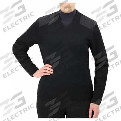 COBMEX Military Sweater: BDU, Black, XS, 38 in Fits Chest Size - Unisex Sweaters