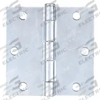 APPROVED VENDOR Butt Hinge: Steel, Full Mortise, 1 1/2 in Leaf Wd (MPN 4PA60). Key specifications — Removable Pin: Yes; Bearing Type: Plain; Material: Steel.