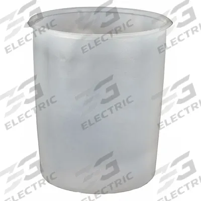 APPROVED VENDOR Pail Liner: 11 1/4 in Overall Dia, Natural, HDPE, FDA Approved - Bucket Liners
