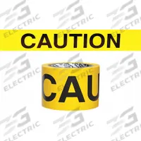 APPROVED VENDOR Barricade Tape: 200 ft Lg, 3 in Wd, Caution Legend, Polyethylene, Yellow Color (MPN B323Y16-200). Key specifications — attr981695: Caution; attr981696: Black; attr377522: APPROVED VENDOR.