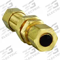 PARKER Compression Fitting Union: 1/4 in OD x 1/4 in OD Fitting Size, Brass, 10 PK (MPN 62CBH-4). Key specifications — Brand: PARKER.