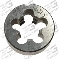 WESTWARD Alloy Steel Die, 3/8-24 UNF: CCT1060-77, Die