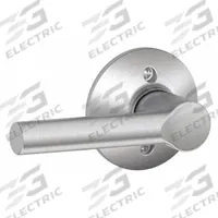 SCHLAGE Door Lockset: Dummy Lever Locksets, Chrome (MPN F170 BRW 626). Key specifications — Ligature Resistance: Not Ligature-Resistant; Brand: SCHLAGE; Visual Indicator Message: No Message; Lockset Style: Broadway; ADA Compliant: No; Finish: Satin Chromium-Plated : Brass.