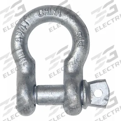 KINEDYNE Anchor Shackle: Anchor Shackle, 6,500 lb Working Load Limit - Anchor Shackles for Lifting