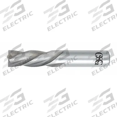OSG Square End Mill: Carbide, 4 Flute, 1/2" Mill Dia, 1" LOC, 3" OAL (MPN 447-5000) - Left-Helix Carbide Square End Mills