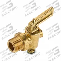 PARKER Drain Cock Shutoff Valve: For Oil, Air, Water, Cooling Media, 2-Way, 1/4 in Pipe Size, Brass (MPN DC601-4). Key specifications — Brand: PARKER.