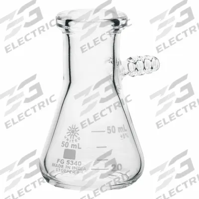 APPROVED VENDOR Filtering Flask: 50 mL, Colorless, Conical - Glass Filtering Flasks