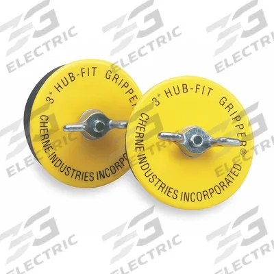 CHERNE Pipe Plug: Wing Nut, End of Pipe, For 4 in Pipe - Wing-Nut Closure Blocking Plugs