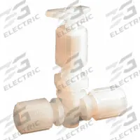 PARKER Needle Valve: Compression x Compression, 1/2 in Pipe Size, 100 psig Max. Pressure (CWP), PFA (MPN MV-13-166). Key specifications — Brand: PARKER; Stem Material: PFA; Connection Type: Compression x Compression.