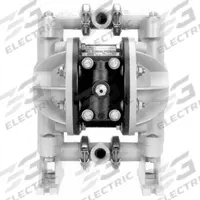 ARO Diaphragm Pump: PVDF Body, 1/2 in, NPT Connection, 13 gpm, 250 ft Max. Head, PTFE Valve (MPN 666057-444). Key specifications — Brand: ARO; Seat Material: PVDF; Check Valve Material: PTFE; Diaphragm Material: PTFE w/ Santoprene Backing.