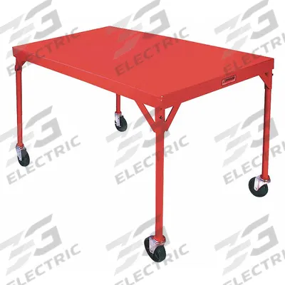 Dayton Work Table: Fixed Ht, Steel, 54 in x 30 in - Steel-Top Mobile Worktables