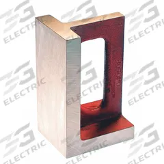 SUBURBAN Angle Plate: Cast Iron, 5 1/2 in L x 7 in W x 10 in H, 0.002 in Square & Parallel, Machined (MPN URA-050710). Key specifications — attr1032408: 0.002 in; attr1032391: SUBURBAN; attr1032395: 0.002 in.
