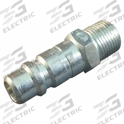 HANSEN Hydraulic Quick Connect Hose Coupling: 3/8 in Coupling Size, Steel - 500 Series Hydraulic Quick-Connect Coupling Plugs