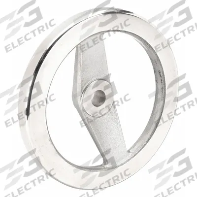 KIPP Hand Wheel: Spoked, Aluminum, 3/4 in Bore, 200 mm Dia - Spoked Hand Wheels