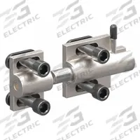 Deadbolt Latch: 1 1/2 in x 1 1/2 in x 2 1/2 in, 10 Series/15 Series, Silver, Anodized, Aluminum (MPN 2107). Key specifications — Brand: 80/20; Latch Type: Deadbolt; Material: Aluminum; Product Type: Deadbolt Latch; Finish: Anodized; Includes Fasteners: Yes; System of Measurement: Inch; For Extrusion Profile Type: Single.