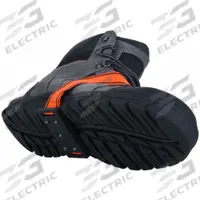 K1 SERIES Traction Device: Traction Device, 5 Spikes Per Shoe, 1 1/4 in Overall Wd, Rubber, 1 PR (MPN V9770250-O/S). Key specifications — Brand: K1 SERIES; Traction Attachment Style: Strap-On; Traction Material: Tungsten Carbide; For Use on Surface Types: Snow.