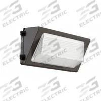 LED wall Pack Luminaires: LED, 8,500 lm, 3000K/4000K/5000K, 120 to 347V AC, 59 W, Type IV (MPN TWR2 LED ALO SWW2 UVOLT PE DDBTXD). Key specifications — attr1174018: Bronze; attr1174041: 5000K; attr1174048: 120 to 347V AC.