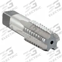 CLEVELAND Pipe and Conduit Thread Tap: 3/8"-18 NPT, 5 Flute, Semi-Bottoming Chamfer (MPN C64100)