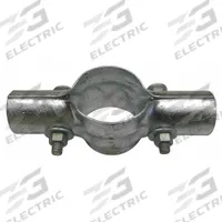 APPROVED VENDOR Line Rail Clamp: Steel, Includes: (2) Sets of Nuts and Bolts (MPN 4LVJ2). Key specifications — Material: Steel.