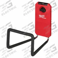 MILWAUKEE PACKOUT Wide Hook: 6 3/16 in D x 9 5/16 in H x 8 in L, Metal/Polymer, Black/Red (MPN 48-22-8332). Key specifications — attr1120130: MILWAUKEE; attr1120217: Polymer; attr1120218: Red.