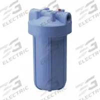 CULLIGAN Water Filter Housing: 10 gpm, 1 in, NPT, 13 3/4 in Overall Ht (MPN HD-950A). Key specifications — Reduces: Sediment; Brand: CULLIGAN; Color: Blue; Connection Type: NPT; Housing Material: Polypropylene.