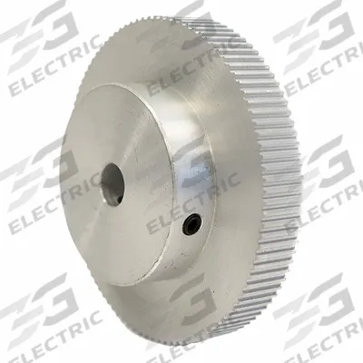 Dayton Timing Pulley: Modified Curvilinear, Fixed, For GT Timing Belt Section - GT Section Fixed-Bore Timing Pulleys with Hub