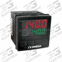 OMEGA Dial Limit Controller: CN7800, 1/16 DIN Size, RTD, 100 to 240V AC, 0°C to 50°C, Digital, 5A (MPN CN7833). Key specifications — Brand: OMEGA; Alarms: (1) Relay; Current: 5A; Display Type: Digital; Input Voltage: 100 to 240V AC; Output: (1) 5A SPDT Relay at 250V AC Resistive; Product Type: Din Ramp/Soak Controller; Sensor Type: RTD.